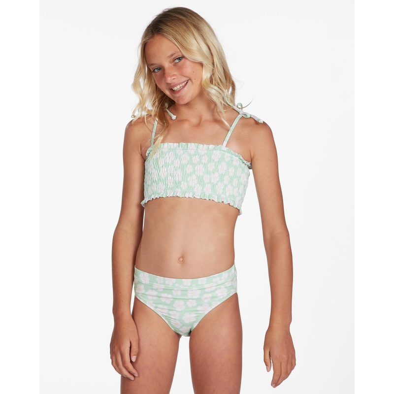Disty Love Smocked Top Bikini Set