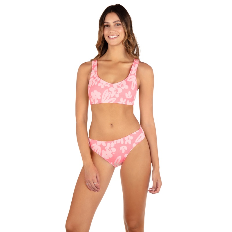 Flower Scrunch Soft Strap Top