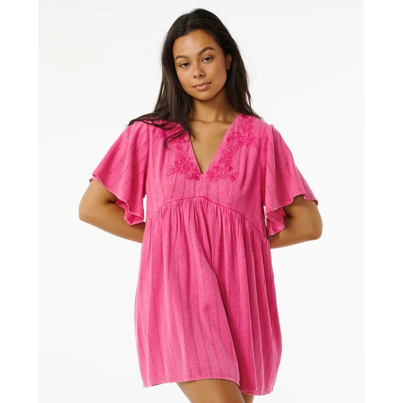 Tiki Embroidered Dress