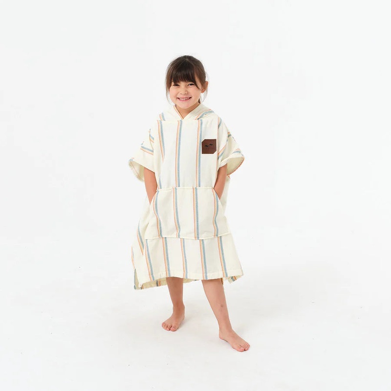 Baja Stripe Kids Poncho