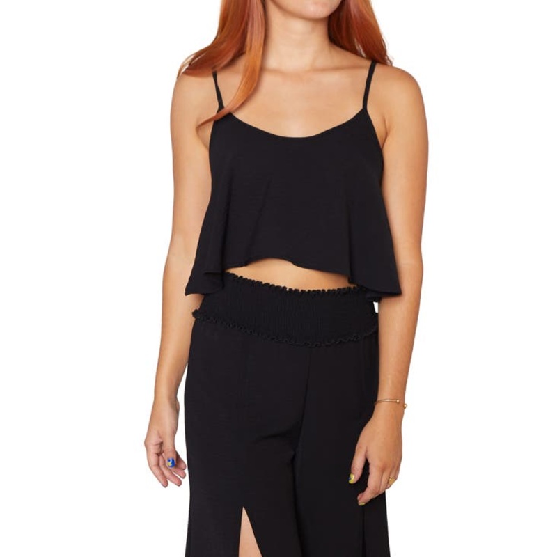 Flounce Crop Top