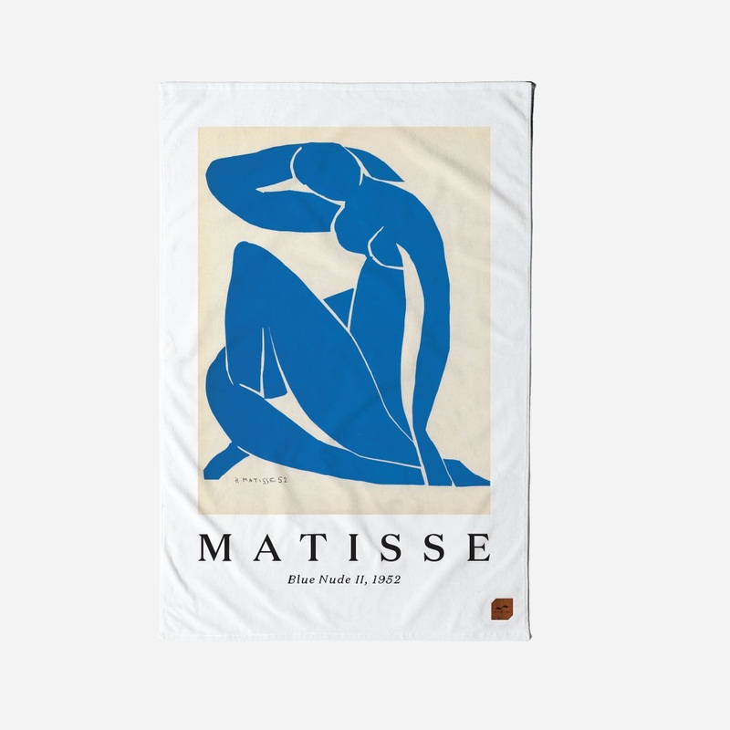 Blue Nude II Beach Towel